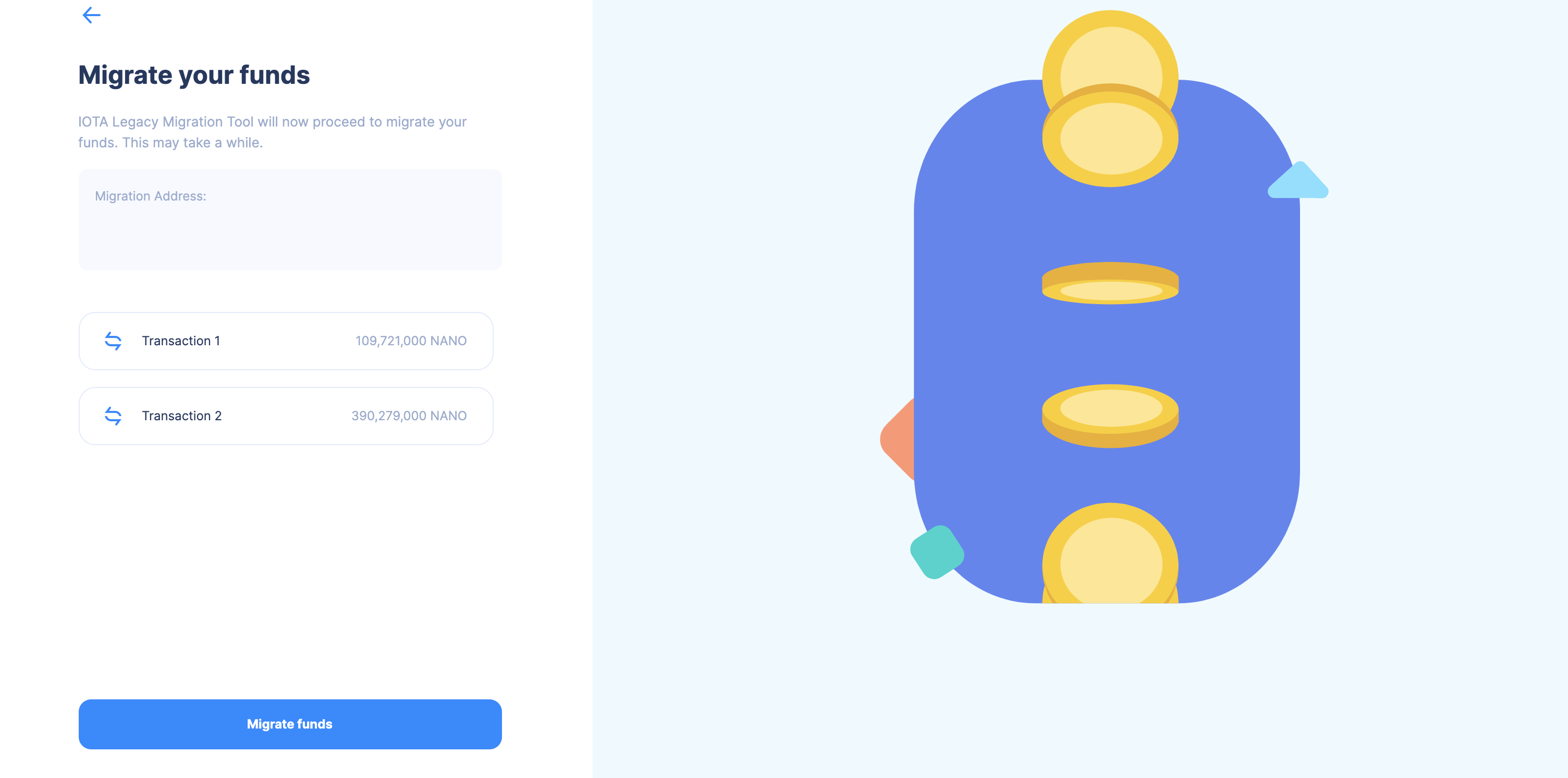 Legacy Migration Tool Multiple Transaction