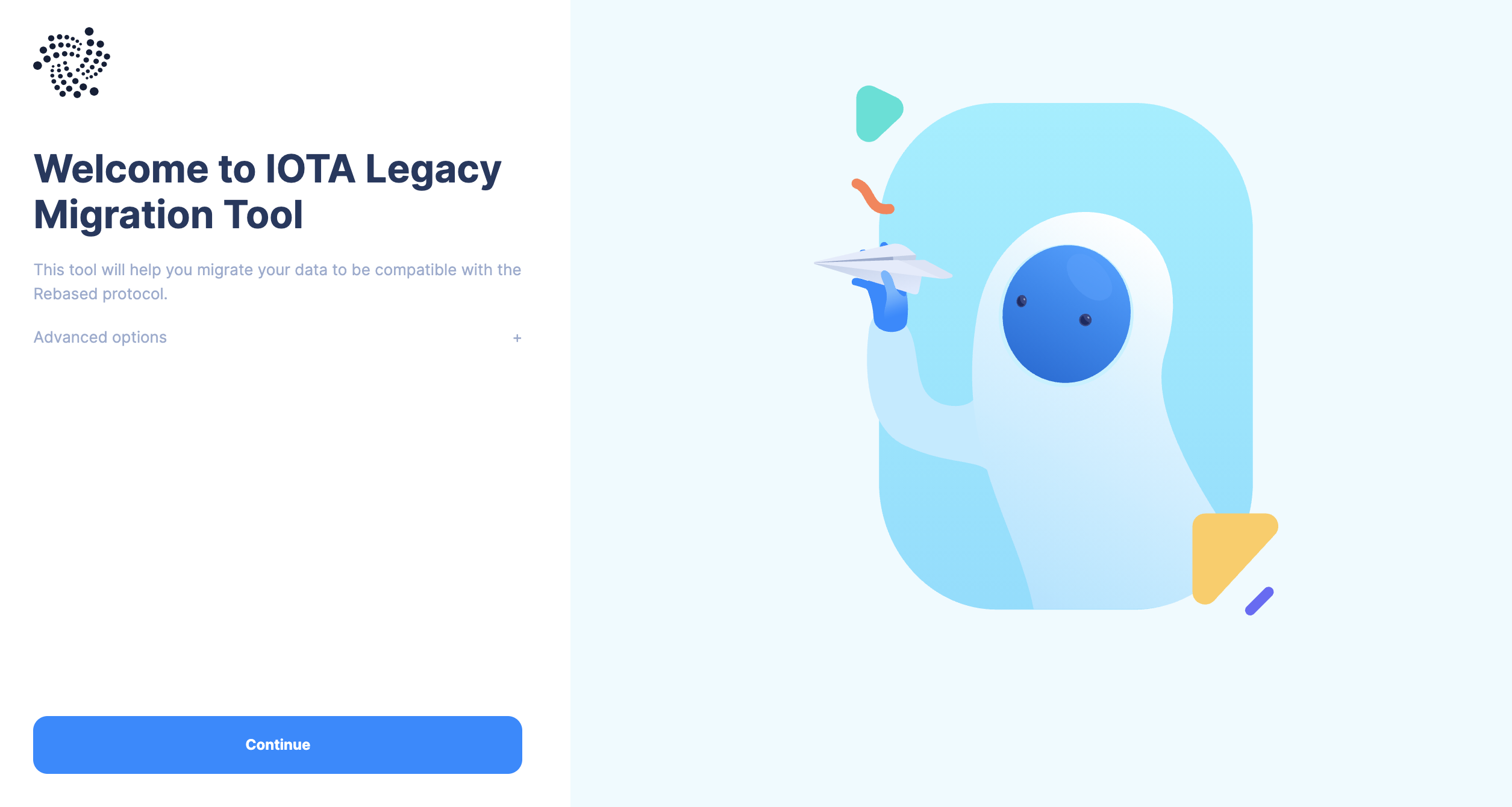Legacy Migration Tool Continue